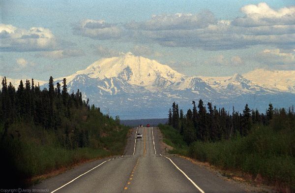 View of Denali from highway View of Denali from highway