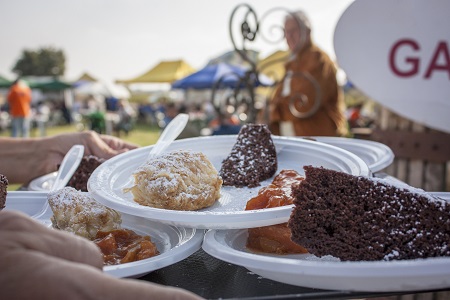 Plates of food