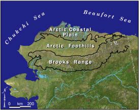 northern Alaska map