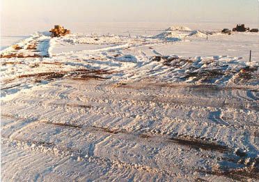 Removing snow