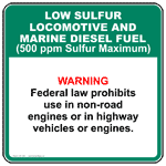 500ppm sulfur standard label 500ppm sulfur standard label