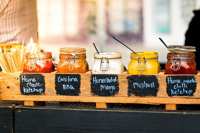 Jars of sauce