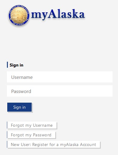 myAlaska Logon