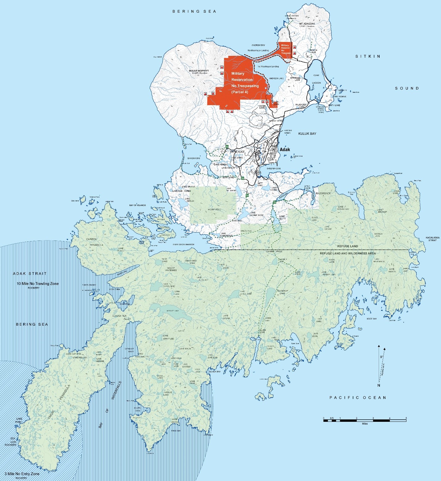 Map of Adak